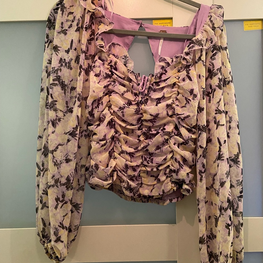 Free People Flower top